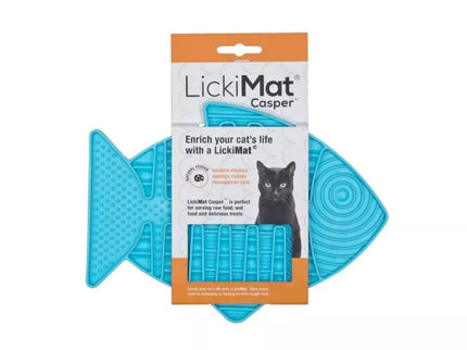 LickiMat Cat Casper Licking Mat, Turquoise
