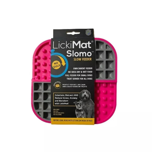 Laižymo kilimėlis LickiMat Dog Slomo, rožinis