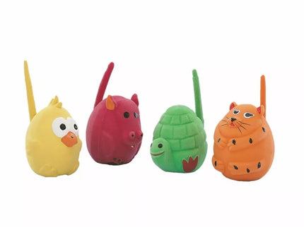 Latex Dog Toy Figure with Tail, 6 cm