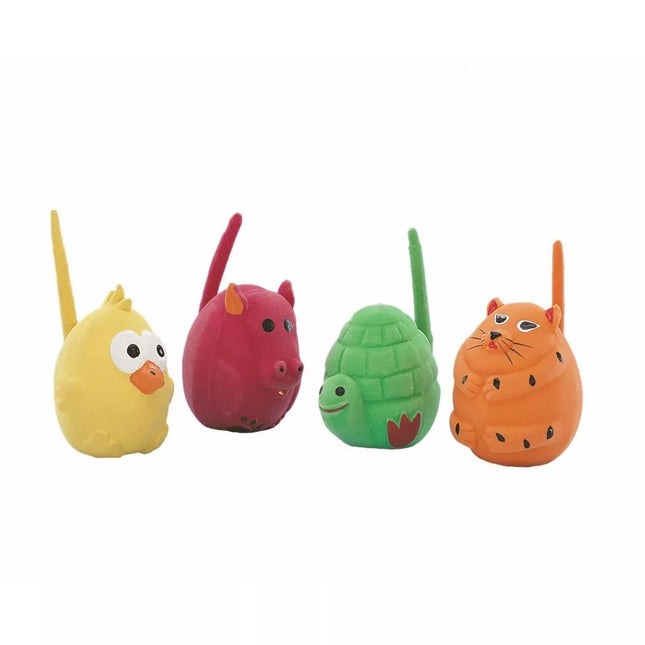 Latex Dog Toy Figure with Tail, 6 cm