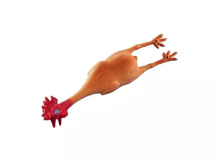 Šunų žaislas, lateksinė višta, cypsinti, S, 16 cm