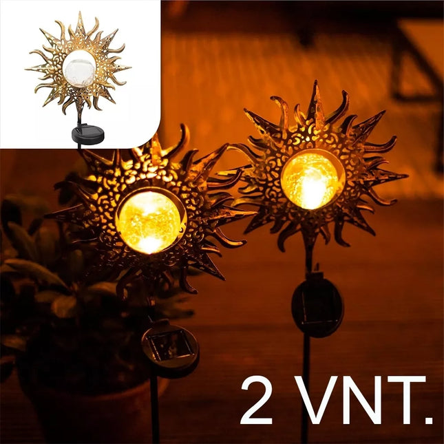 Lauko dekoracija Saulė, 2vnt.