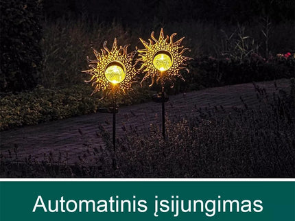 Lauko dekoracija Saulė, 2vnt.