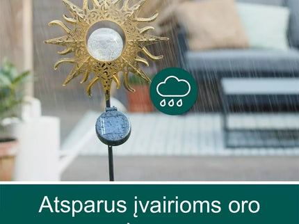 Lauko dekoracija Saulė, 2vnt.