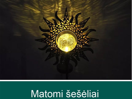 Lauko dekoracija Saulė, 2vnt.