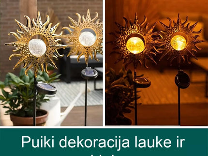 Lauko dekoracija Saulė, 2vnt.