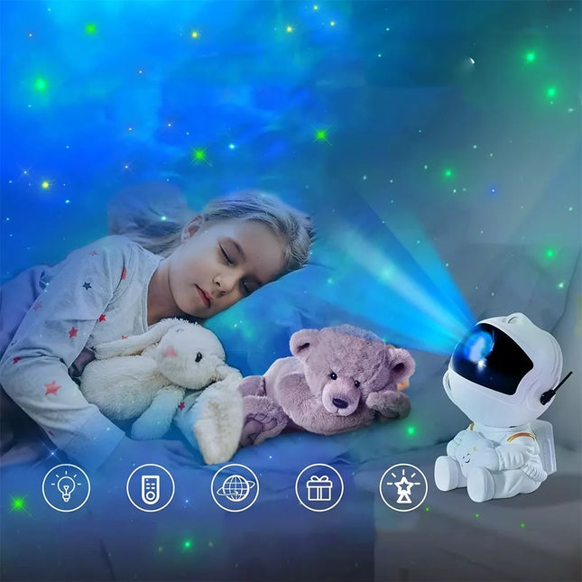 LED projektorius "Astronautas" su BT