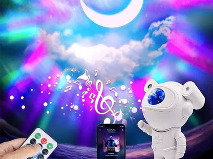 LED Projektorius su kolonėle ASTRONAUTAS