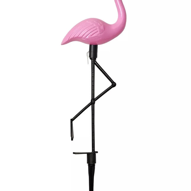 LED saulės sodo lempos – flamingas