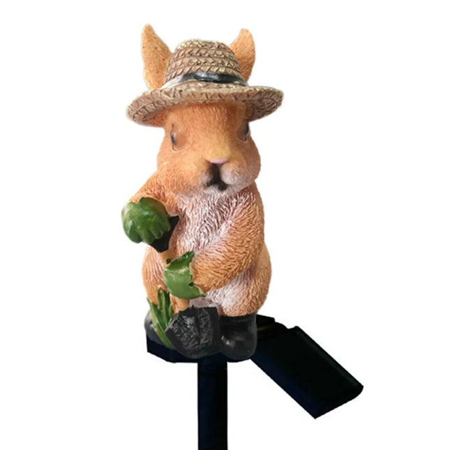Rabbit-Shaped LED Garden Lamp