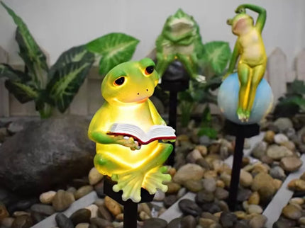 Frog-Shaped LED Garden Light