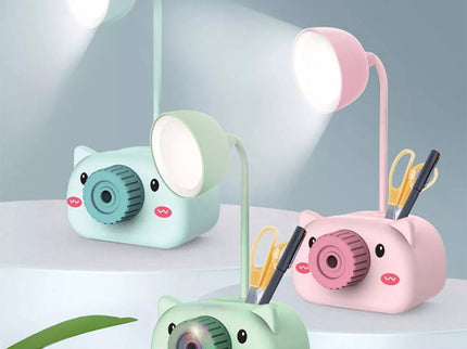 LED šviestuvas su drožtuku - Žalia