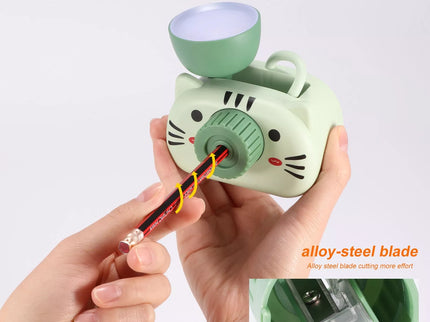 LED šviestuvas su drožtuku - Žalia