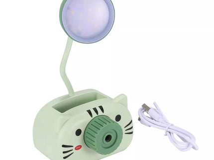 LED šviestuvas su drožtuku - Mėlyna