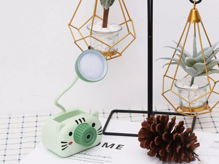 LED šviestuvas su drožtuku - Mėlyna