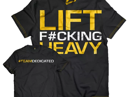 Dedicated Vyriški Marškinėliai &quot;LIFT HEAVY&quot;