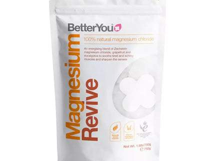 BetterYou Magnesium Revive Bath Flakes 750 g. (Magnio vonios dribsniai)