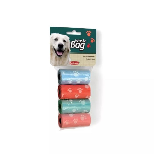 Colored waste bags, 4 x 20 count