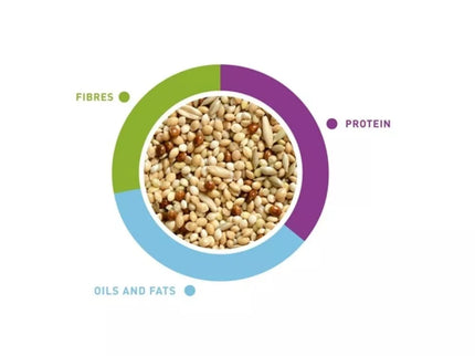 Maistas banguotoms papūgoms NaturalMix, 1kg