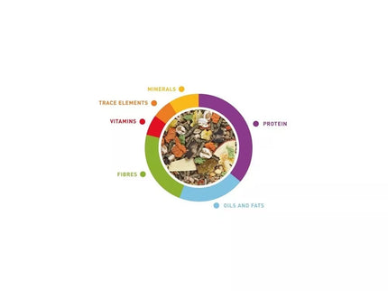 Maistas jūrų kiaulytėms, šinšiloms ir degu GrandMix, 850 g