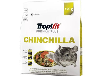 Maistas šinšiloms Tropifit Chinchilla Premium Plus750 g