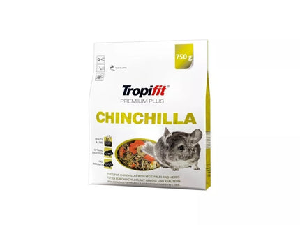 Maistas šinšiloms Tropifit Chinchilla Premium Plus750 g