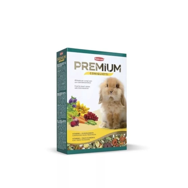 Premium Coniglietti Rabbit Food with Fruits and Vegetables 500g
