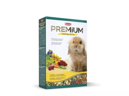 Premium Coniglietti Rabbit Food with Fruits and Vegetables 500g