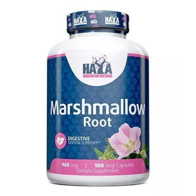Haya Labs Marshmallow Root 100 capsules (Marshmallow Root Extract)