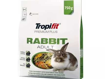 Tropifit Premium Plus Adult Rabbit Food 750 g
