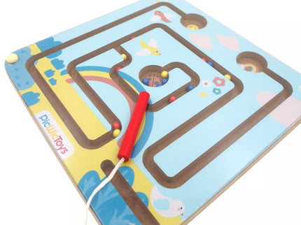 Medinis magnetinis labirintas vaikams PicwicToys