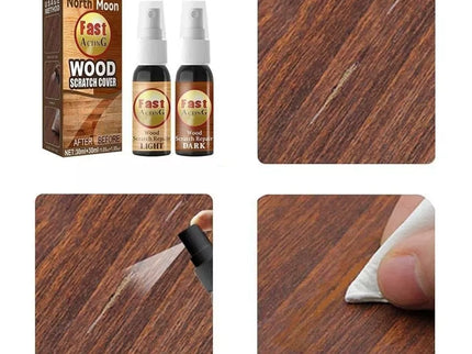 Medinių grindų įbrėžimų šalinimo purškiklis