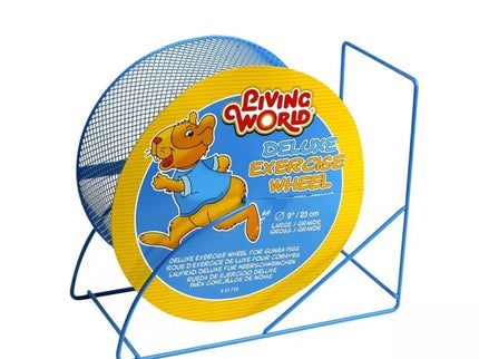 Metalinis ratas graužikams, mėlynas, 23 cm