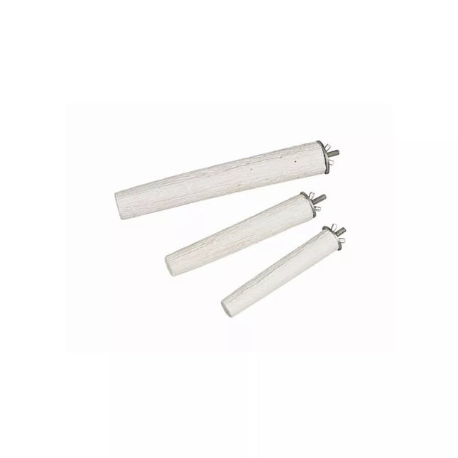 Mineral Stones Bird Perch (white) 16.5 cm