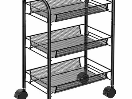 Mobili lentyna ant ratukų (Juoda)