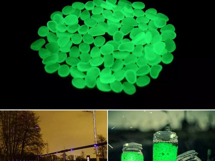 Glow-in-the-Dark Pebbles (Green)