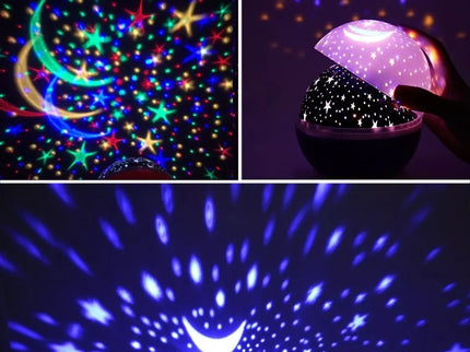 Naktinė LED Lempa, Žvaigždžių Projektorius