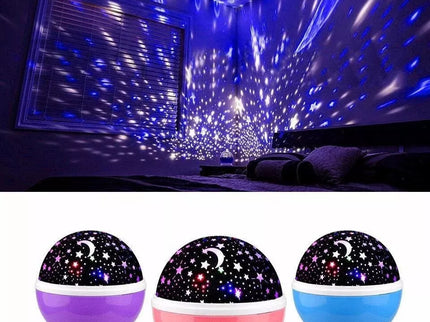 Naktinė LED Lempa, Žvaigždžių Projektorius