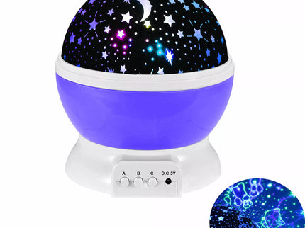 Naktinė LED Lempa, Žvaigždžių Projektorius