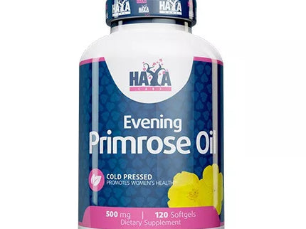 Haya Labs Evening Primrose Oil (Nakvišų aliejus) 120 kaps.