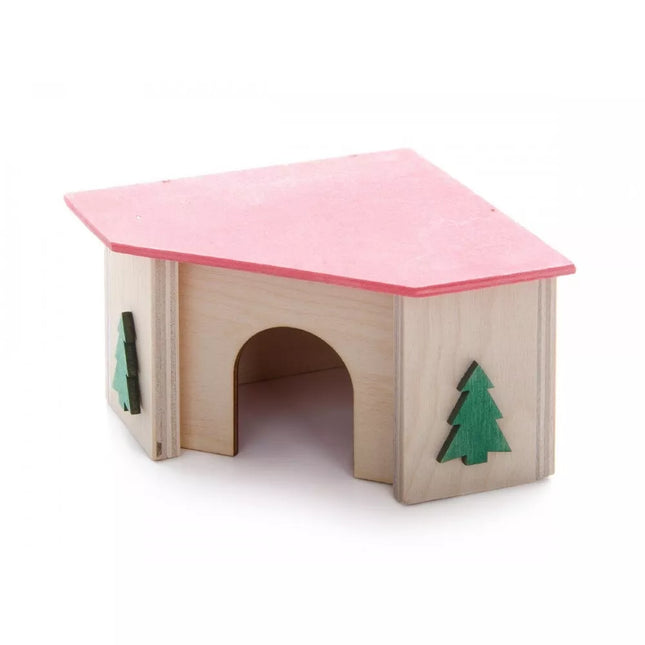 Rodent Corner Cabin, 11x11x7 cm