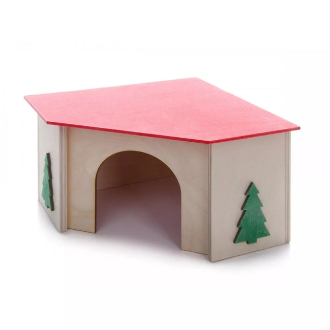 Rodent Corner Cabin, 11x11x7 cm