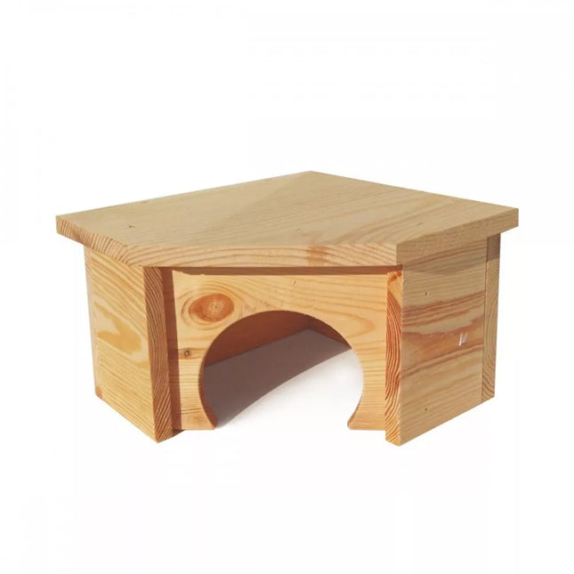 Wooden Corner Rodent House