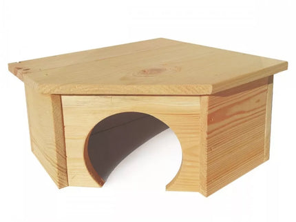 Wooden Corner Rodent House