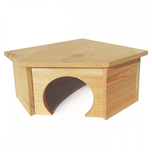 Wooden Corner Rodent House
