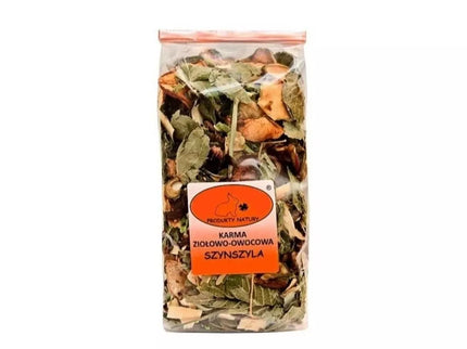 Natūralus žolelių ir vaisių mišinys šinšiloms, 150 g
