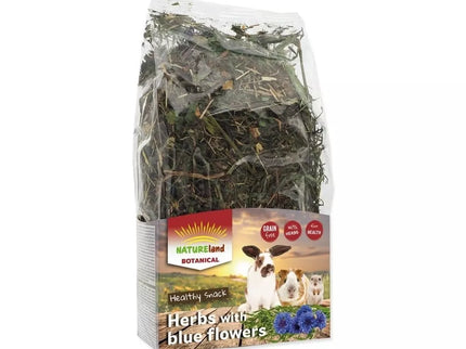 Nature Land Botanical šienas su mėlynomis gėlėmis, 100 g