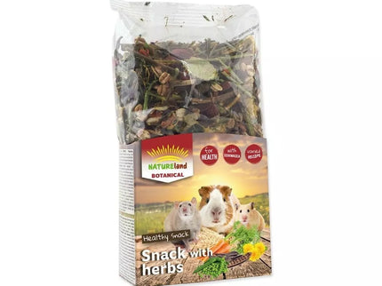 Nature Land Botanical skanėstas graužikams su žolelėmis, 150 g