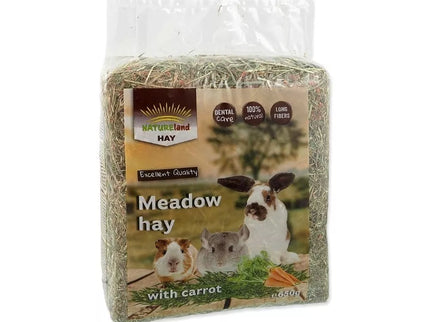 Nature Land Hay with Carrots, 650 g