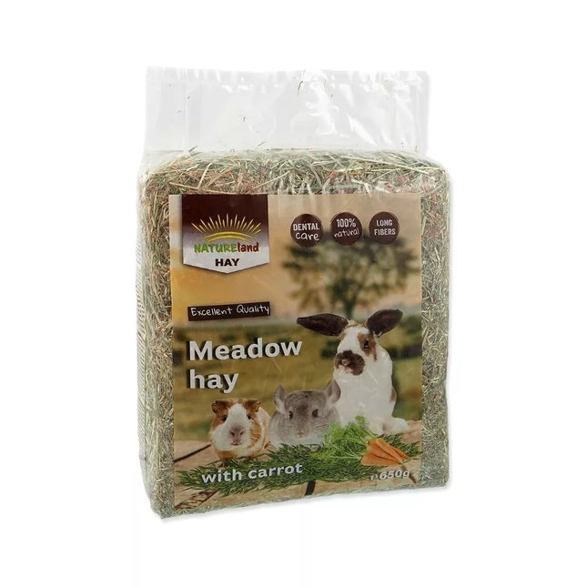 Nature Land Hay with Carrots, 650 g